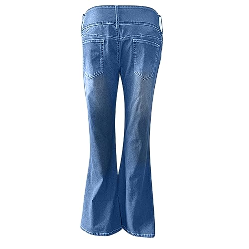 Low Rise Jeans Womens Y2K Ripped Hole Distressed Jeans Pants Skinny Stretchy Denim Trousers Straight Leg Casual Jeans4