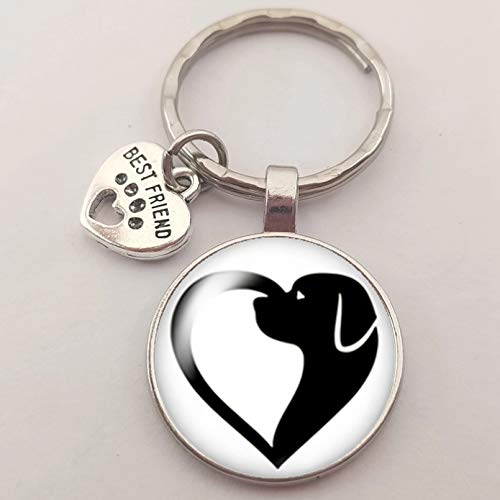 Preisvergleich Produktbild KANGDE Kätzchen Spielen Schlüsselanhänger Haustier Katze und Hund Freund Anhänger Schlüsselbund