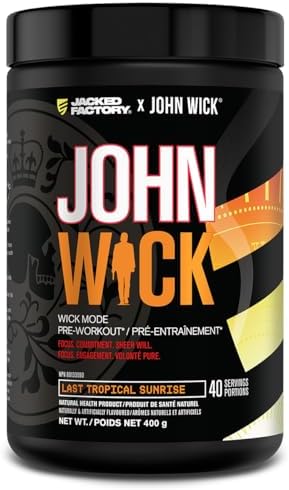 Jacked Factory X John Wick - Wick Mode Pre Workout Powder - Inten...