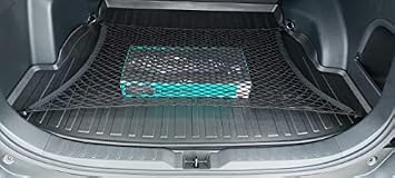 Rear Floor Style Automotive Elastic Trunk Mesh Cargo Net for Toyota RAV4 2019-2024 - Premium Trunk Organizers and Storage - Luggage Net for Crossover - Best Car Organizer for Toyota RAV 4