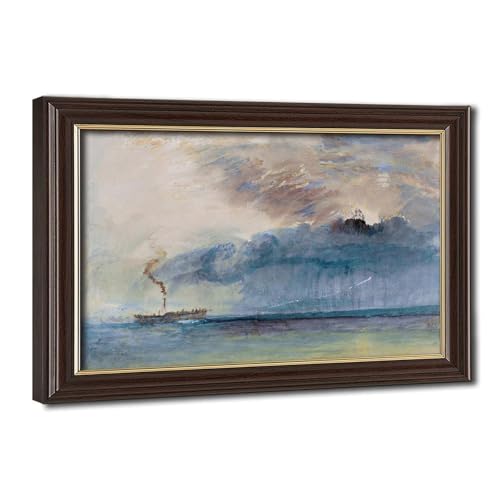A Paddle Steamer in A Storm Turner toile murale pour décorer un bureau zen