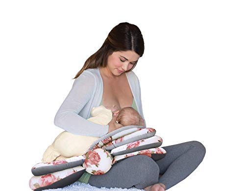 Infantino Elevate Adjustable Nursing And Breastfeeding Pillow - With Multiple Angle-Altering Layers Polyester For Proper Positioning To Aid In Feeding Even As Your Baby Grows, Floral #TOP6