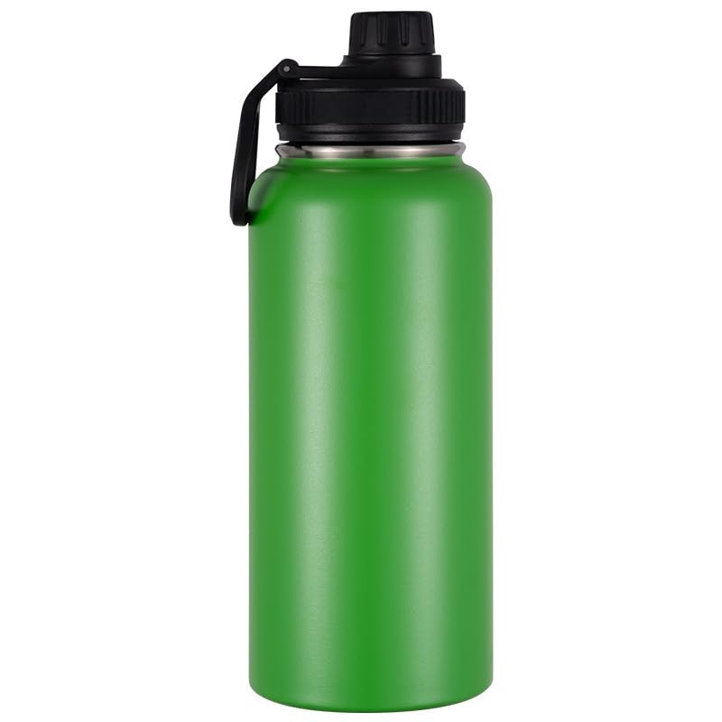 Insulated Cup, 304 Stainless Steel, Perfect for Gift,Gym,Sports,and Travel Water Bottle/12~40oz (CaoGreen,16oz)