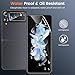 WYQLTD [2 Sets 6 Pack] for Samsung Galaxy Z Flip 4 Privacy Screen Protector, Internal Flexible TPU Screen Protector and Tempered Glass Camera Lens Protector, Anti-Spy, Scratch Resistant, Bubble Free