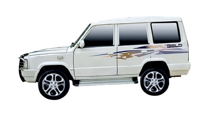 TRENDWALA Car Body Graphic Stickers for Both Sides Compatible with Sumo Gold (GL-239)