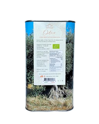Aceite de oliva extra virgen 1 litro Via Isabella Importers miniatura 2