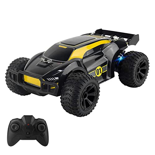 ラジコンカー こども向け ドリフトカー リモコンカー RCカー リモコン おもちゃ 車 2.4Ghz無線操作 USB充電式 人気 誕生日 贈り物 (黄)
