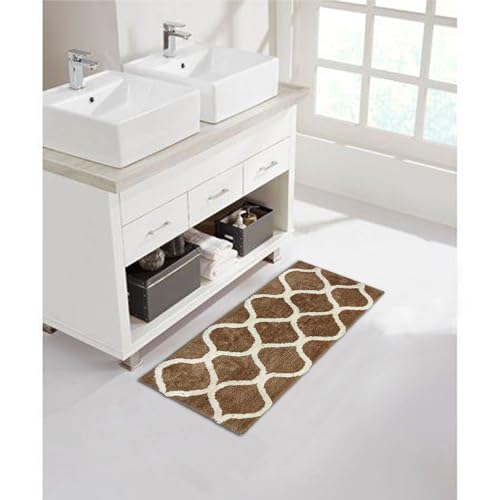 Image of The First Home Decor Modern Anti Slip doormats for Entrance Living Room Bedroom Kitchen Bathroom Doormat 1.5x3 feet (D2D13)