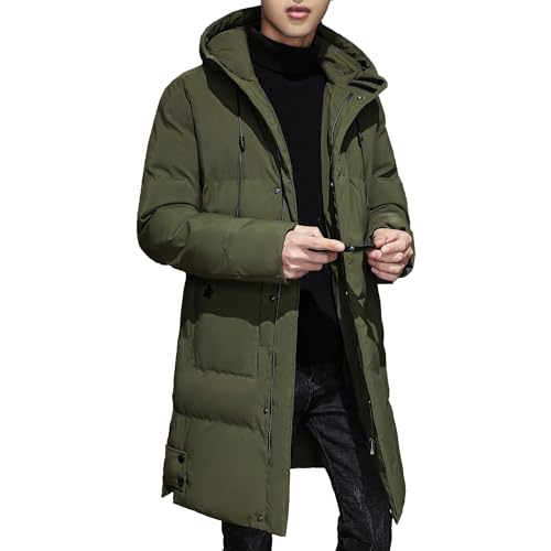 Manteau d'hiver classique coupe-vent pour homme idéal balade et ville