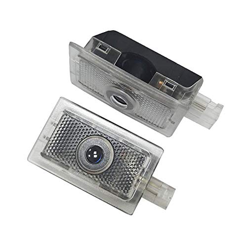 2pc Car Door Lights Ghost Shadow Projector Laser Logo light For Chrysler 300/C/ 300S 2005-2021 no fading color glass logo slides 300 logo (blue 300 logo)