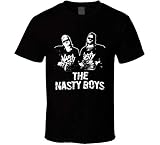The Nasty Boys Retro Legends of Wrestling Tag Team T Shirt 3XL Black