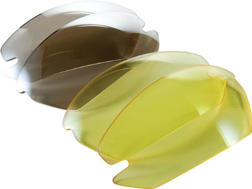 Edge 9403 Khor Replacement Lens Kit with Hard Case, Lens Cleaning Bag & 2 Lenses, Anti-Scratch, UV 400, Military Grade, ANSI/ISEA & MCEPS Compliant, 5.04