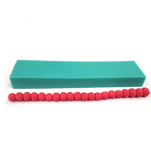 O'Creme Silicone Pearl Fondant Sugar Paste Bead Mold Clay Decorating Mould (8mm)