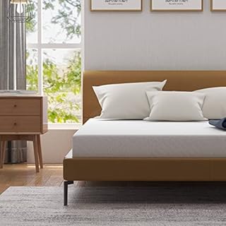 FONTOI Twin Size Mattress in a Box, 6 inch Mattresses Made in USA for Kids Bed Single Size Daybed Individual Bunk, Cooling Gel Green Tea Memory Foam, Medium Firm (6IN-MEGO-Twin)