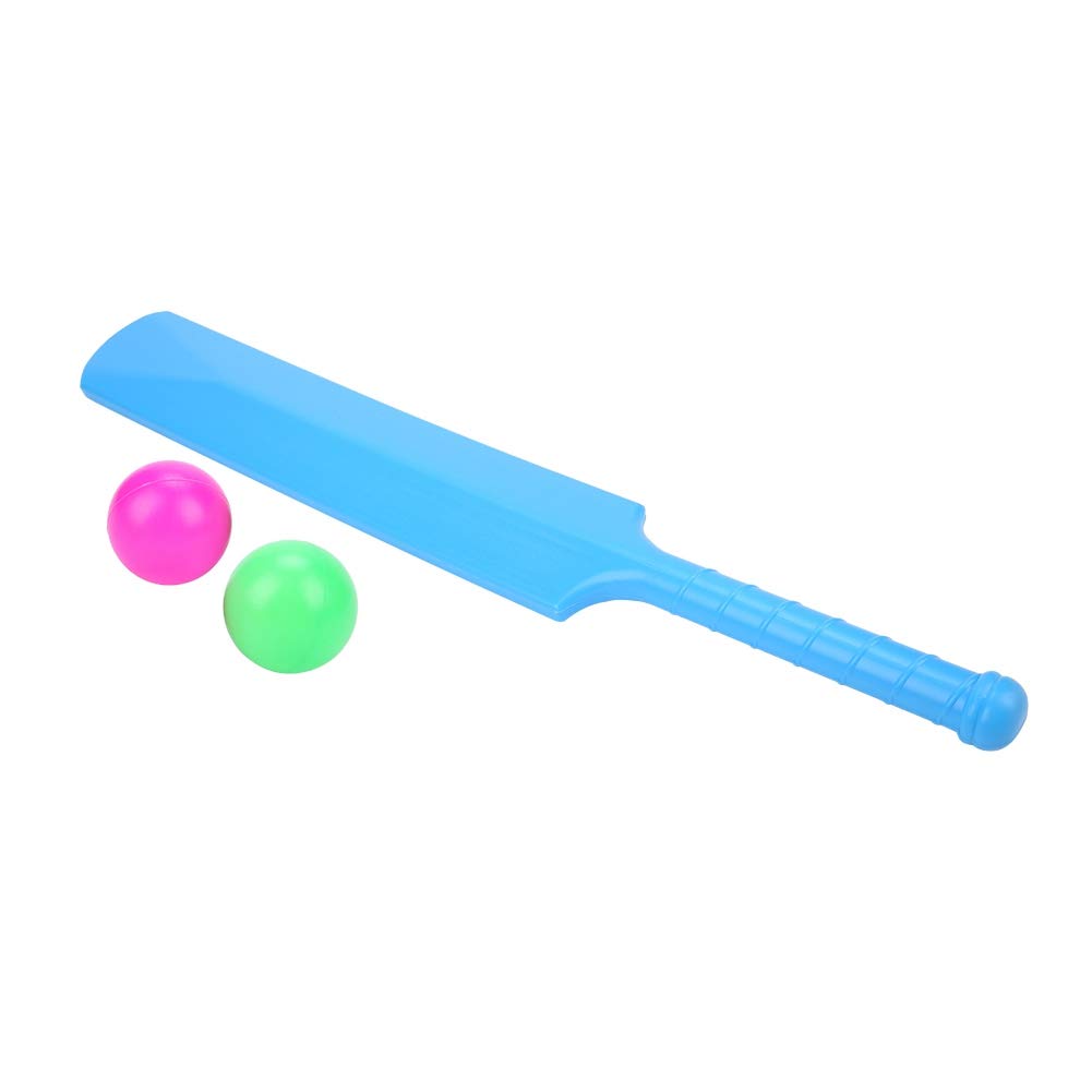 Set da Cricket per Bambini Set Mazza da Cricket in Plastica Mazza da Cricket e Palla Gioco Interattivo da Spiaggia Kit Supporto per Wicket Gioco Sportivo per Interni Ed Esterni