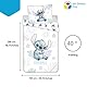 My sweety pop Kinder-Bettwäsche Stitch – 2-teilig – Kinder – Bettbezug – wendbar – 140 x 200 cm – Kissenbezug – 70 x 90 cm Bettwäsche – 100 % Baumwolle