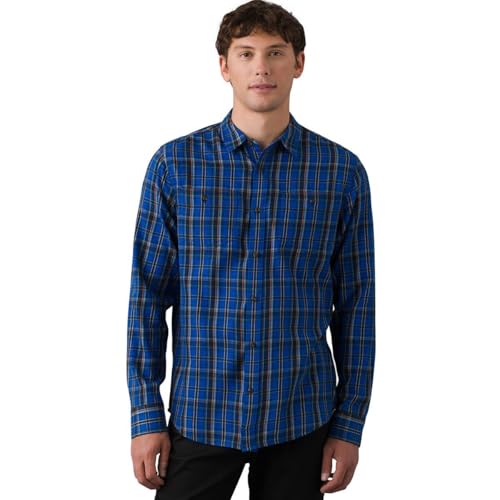 Flanelle prAna Dolberg chemise ajustée saphir pour vos sorties en plein air