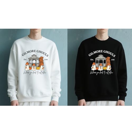 Gilmore Ghouls Sweatshirt Funny Halloween Ghost Sweatshirt3