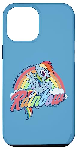 Coque iPhone 12 Pro Max My Little Pony arc-en-ciel en silicone