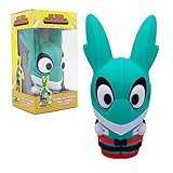 Just Toys LLC Official My Hero Academia Izuku Midoriya Deku Silicone Squishy Night Light – USB Rechargeable Touch Lamp – Soft, Portable Anime Collectible (Cordless, Adjustable LED)