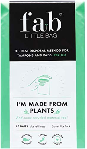 Fab Little Bag Starter Plus Pack - 20 Sanitary Disposal Bags Plus Recyclable Refill Pack for Out and About (20 Pack)
