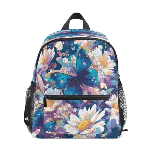 Sac d'école maternelle papillon bleu pour les sorties