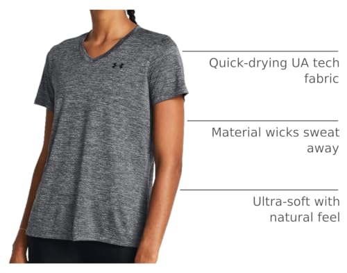 Image of Under Armour Women's Tech Twist V Neck Short Sleeve T-Shirt
