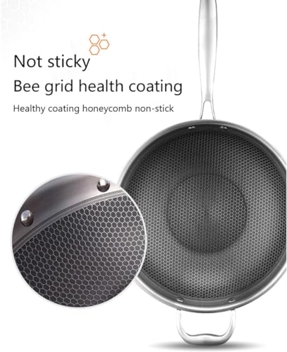 Wok de Acero Inoxidable con Tapa 34 cm miniatura 2
