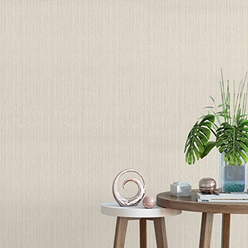 Papel De Parede Adesivo Textura Linho Tons Bege Rolo 10m