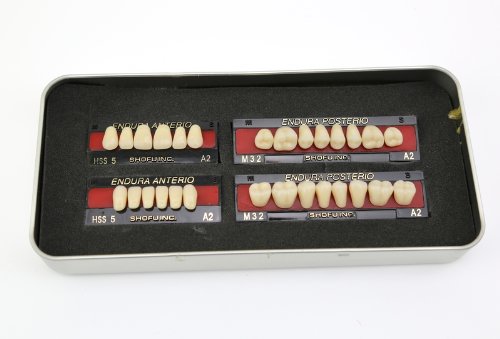 Autek 1 Box/Falsch setzen neue Dental Zahn-Zahn-Prothesengröße M32 A2 Farbe 28-pc Zähne