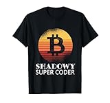 Shadowy Super Coder Crypto Cryptocurrency Warren HODL Moon T-Shirt