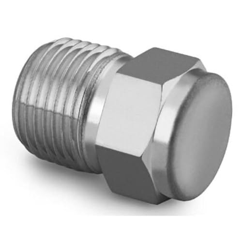 Parker 8 PH-SS Hex Pipe Plug 1/2 NPT Male Stainless Steel