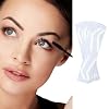 36 Pcs Disposable Eyebrow Tape Stencil, Brow Stickers Strips Stencils Sticker Tapes Auxiliary Airbrush Stencil Women Eyebrows Tint Mapping Templates Easy Design Tinting Shaping Border Positioning