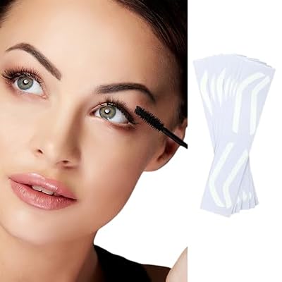 36 Pcs Disposable Eyebrow Tape Stencil, Brow Stickers Strips Stencils Sticker Tapes Auxiliary Airbrush Stencil Women Eyebrows Tint Mapping Templates Easy Design Tinting Shaping Border Positioning