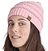 Cable Knit Beanie by Tough Headwear - Thick, Soft & Warm Chunky Beanie Hats for Women & Men - Serious Beanies for Serious Style