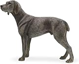 Figurines de chien en résine, accessoires de collecte Artisanat, 17x6.5x14.5 cm Simulation Le modèle de chien Weimaraner peut être utilisé for la décoration de la maison de voiture de bureau (taille:
