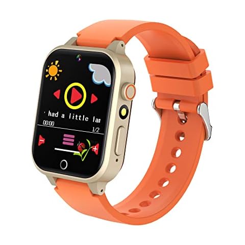Zeacool Kids Smart Watch, Smart Watch Toys with 39 Games, Camera Video Recorder Music Alarm Calculator Calendar Pedometer Stopwatch Flashlight Gift Toys for 3-12 Years Old Boys and Girls(Orange) Cover