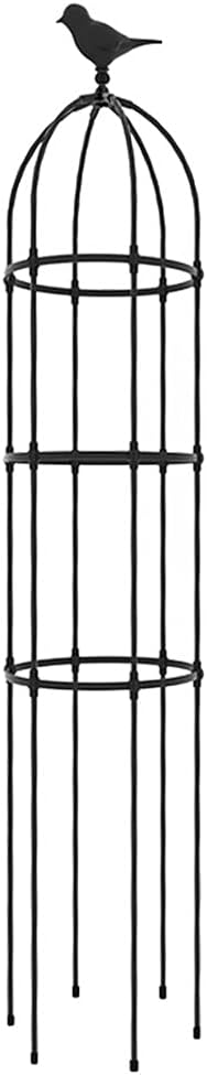 Garden Obelisk for Climbing Plants, 6Ft-10.8Ft Rose Arbor Indoor Outdoor - Bird Decoration Tower Obelisk Trellis, Potted Plant Support Stand