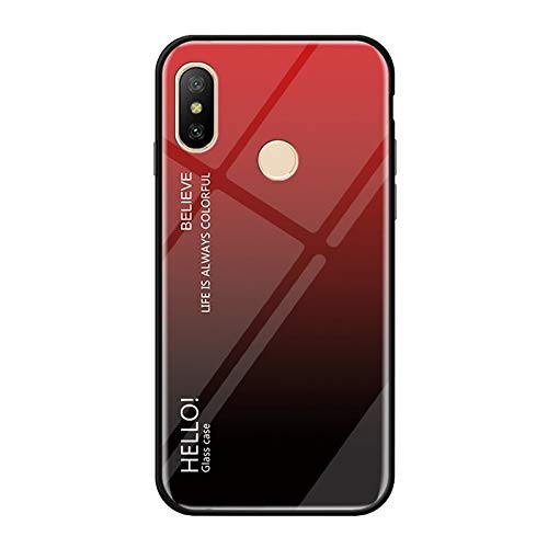 Protection Xiaomi Mi A2 rouge dégradé pour un style urbain chic