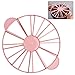 Aisoway Gâteau Diviseur Tranche Tarte gâteau Morceau Equal Portion marqueur Diviseur Rose pour la Cuisine Ware