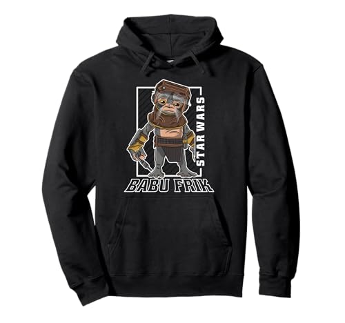 Image of Star Wars The Rise Of Skywalker Babu Frik Portrait Pullover Hoodie