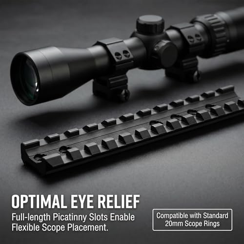 Persei Picatinny/Weaver Rail Mount for Marlin Lever Action 336/1894/1895 Series 11 Slots Rail Mount for Scopes and Optics by Persei - Image 3