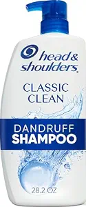 Head & Shoulders Classic Clean Anti-Dandruff Shampoo, 72-Hour Dandruff Protection, 1% Pyrithione Zinc, 28.2 fl oz