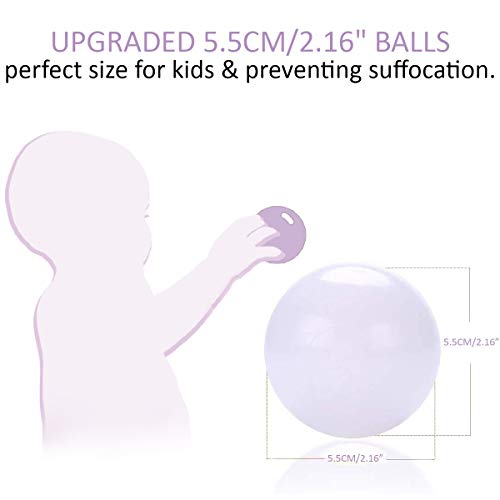 image for LimitlessFunN Multicolored Play Balls for Kids Toddles, BPA Free & Cru