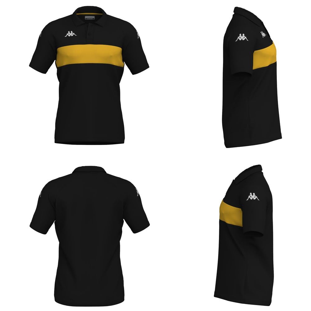 Kappa Unisex 4soccer Dianetti Schwarz-gelb Chrom Strümpfe