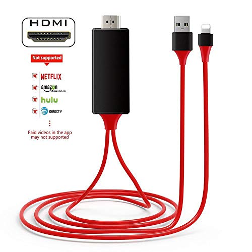 Compatible with Phone to HDMI Adapter Cable, DSTHISAR HDMI Digital AV Adapter 1080P