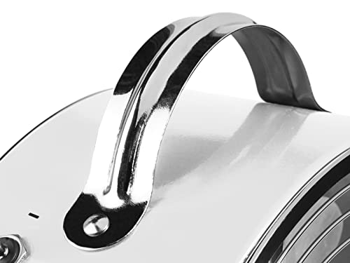 Tristar Retrò VE-5967 Ventilatore Da Tavolo, 20 W, 49.5 Decibel, Metallo, 2 Velocità, Bianco - 3