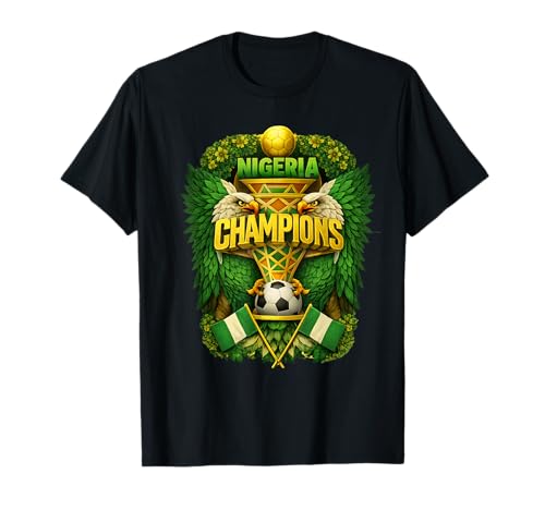 Nigeria Maillot de Football Aigle Nigérien Supporter Super Eagl T-Shirt