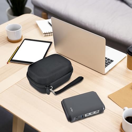 Image of Travel Router Case Compatible with GL-MT3600BE / MT3000 / AXT1800 / MT1300 / A1300 for GLiNetTravel Router Wireless, Portable WiFi Storage Holder (Case Only) - Black