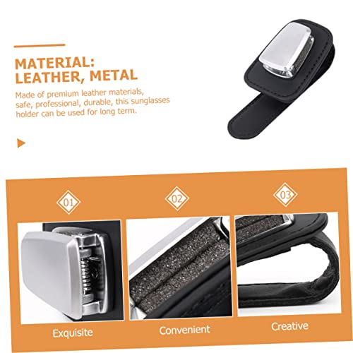 VICASKY 2 Peças Suporte De Óculos De Carro Suporte De Óculos De Sol De Veículo Clipe De Viseira De S